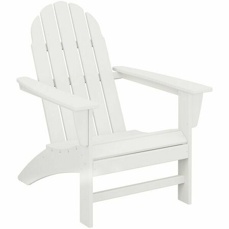 POLYWOOD Vineyard White Adirondack Chair 633AD400WH